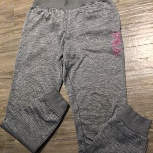 FILA comfy sweatpants/joggers WITH PINK logo -GUC